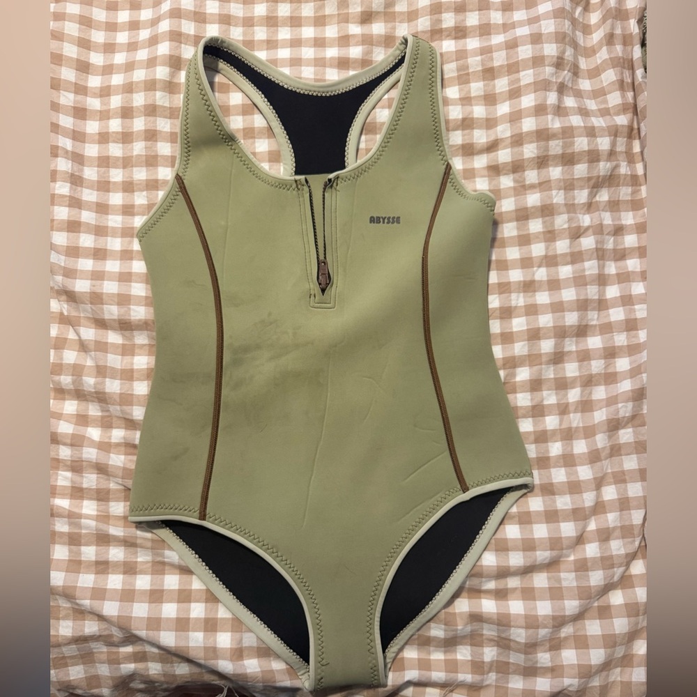 Abyss Olive Women's One-Piece Swimsuit